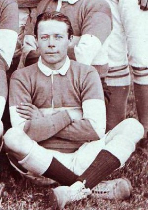 Alf Ayrton with the Canberra Soccer team, 1914