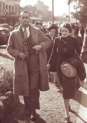 Hal and Ella Buttsworth in Sydney. Image courtesy of Anne Buttsworth.
