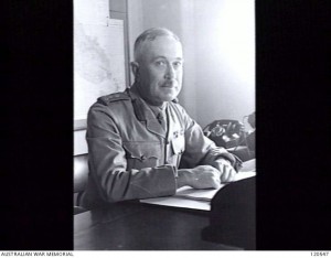Brigadier Bertrand Combes, 1945. AWM image 120547.