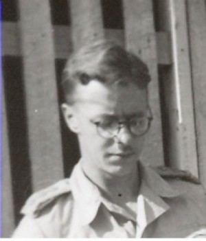 Eric De Salis during World War 2. Image courtesy of Adrienne Bradley.