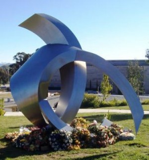 Montevideo Maru Memorial at the Australian War Memorial.