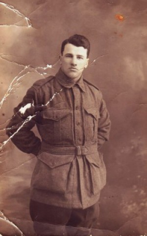 John Kitson 1916. Image provided by Mrs. Vera Strickland.