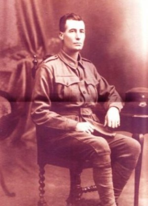 Monty Robertson, kia on 5 April 1918. Image from Merv Robertson.