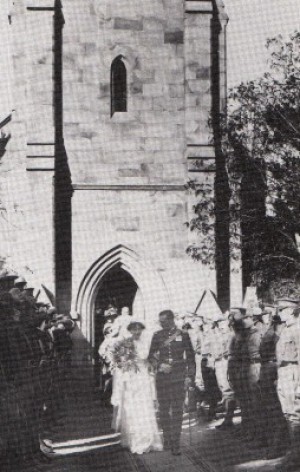 Wedding of R.L. Waller and Clara Crace, St. John's Church, Canberra 1912.